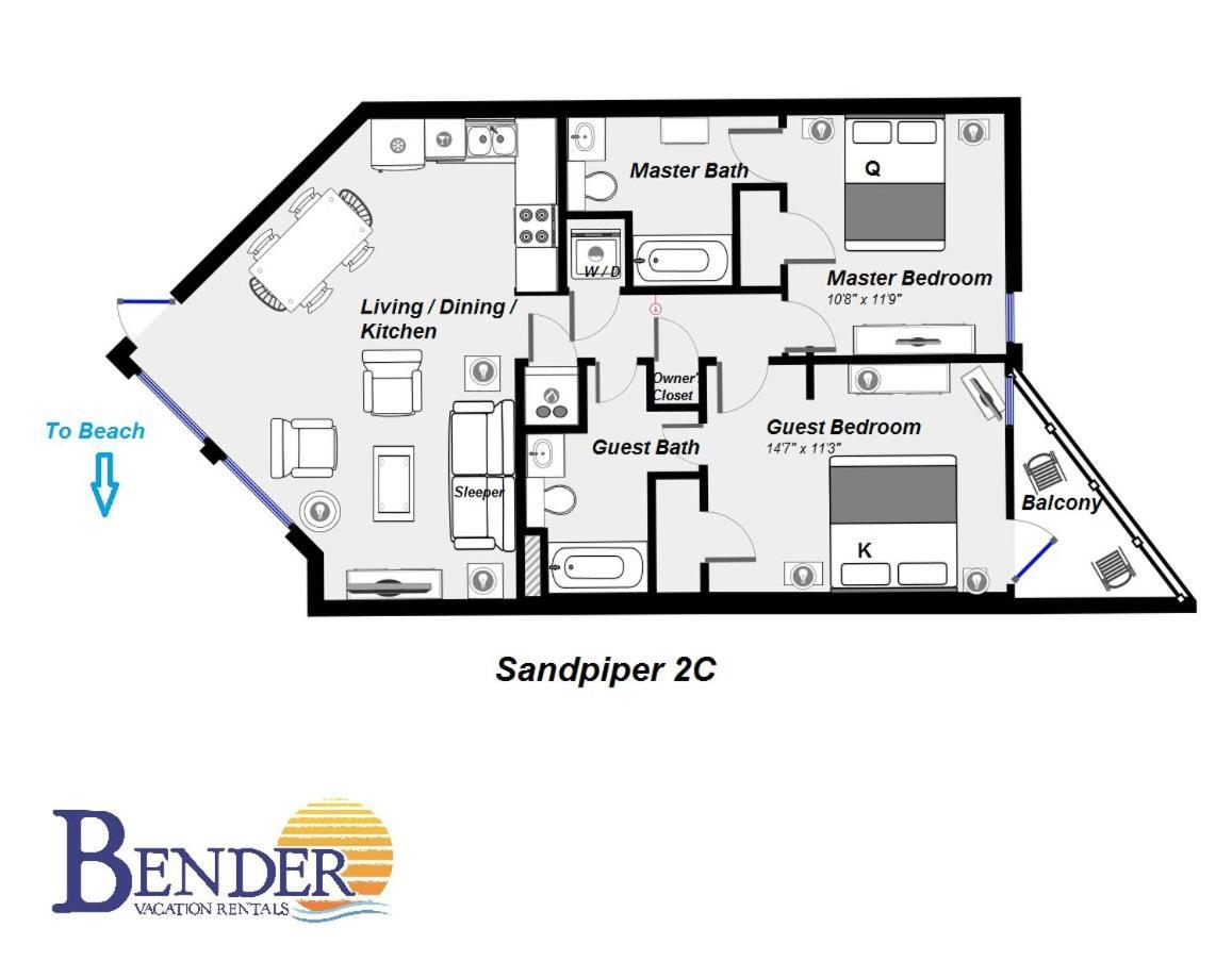 Sandpiper 2C Hotel Gulf Shores Exterior foto